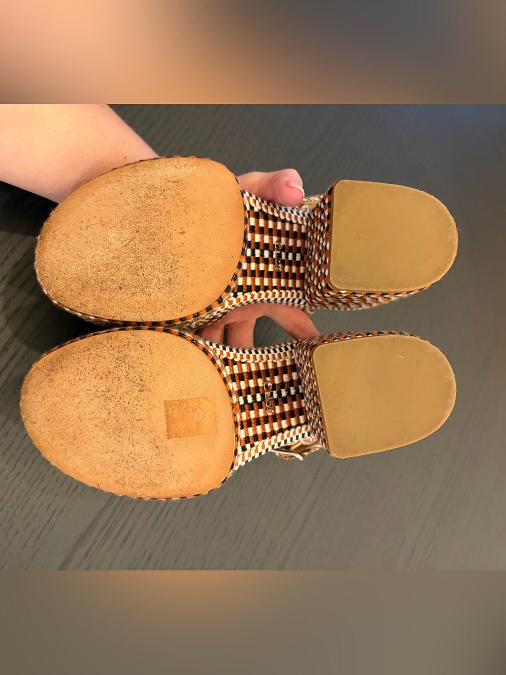 Chloe Odina Braided-Straps Cotton Platform Sandals - Picture 8 of 16